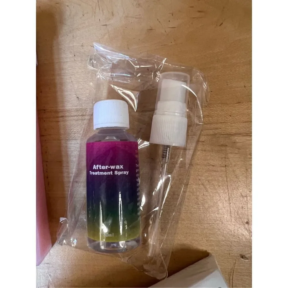 New in Box! Roll On Wax Kit Honey and Rose with 50 Waxing Strips
